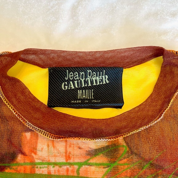 Jean Paul Gaultier Vintage Ancient Greek Venus Mesh Top - Picture 8 of 11